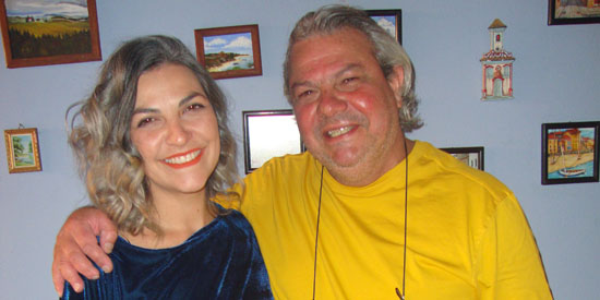 Wagner Ramos e filha Mariana (res. em S.Bento do Sapucaí) 