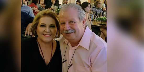  Casal notável, diretor do grupo Med Clin, Noedi e Samuel Abreu de Freitas 