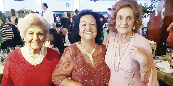 Amigas inseparáveis, Zezé Almada, Walda Rinaldi e Oneida Casadei