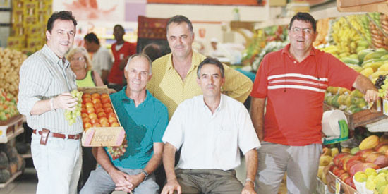 Irmãos Patrocínio: Pedro, Roberto, Caio, Gilberto e Ricardo