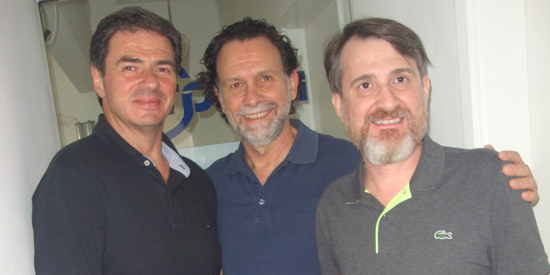 Gente que faz esta cidade: Toninho Salloum, Agenor Gado e Paulo Ferreira.