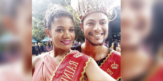 Rainha do Carnaval e Rei Momo, Amanda Apolinário e Yago Salles