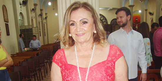 Maria Edméa Peixoto (no dia do nupcial do filho odontólogo Adelminho)