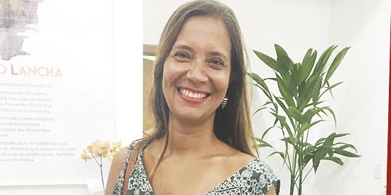 Psicóloga Cléria Bittar, esbanjando bons astrais