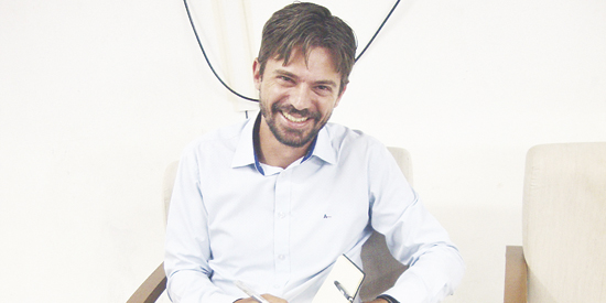 Handsome: Rodrigo Barion é consultor financeiro