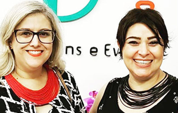 Na inauguração da DH-3, Fernanda Martins e Daniela Honório