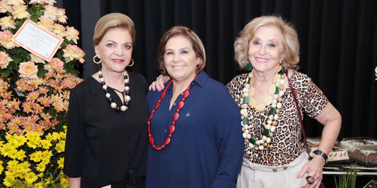 Janete França, Noedi Freitas e Neuza Ribeiro, no Spazio