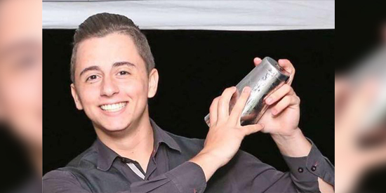 Bruno Pereira, experiente e talentoso bartender
