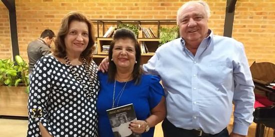 Luiza Helena Trajano com o casal Marlene e Toninho Rizatti