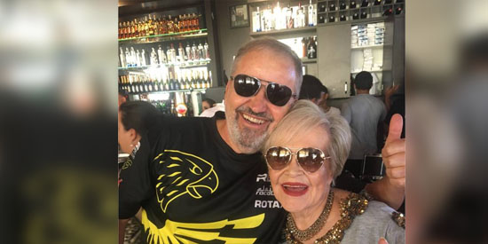 Promotor de justiça Fernando Martins e a colunista Patrícia Pizzo