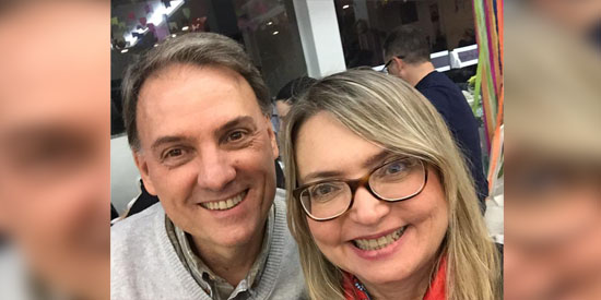 Notável casal médico Lilian Hanna Benedetti e Marco Benedetti Filho