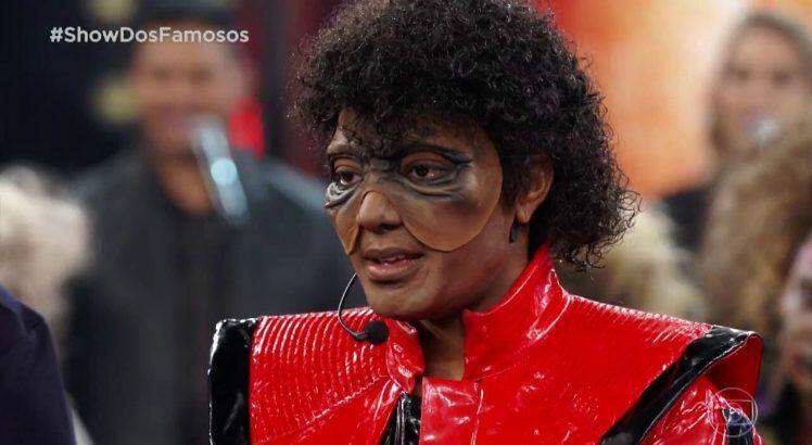 Ludmilla como Michael Jackson no Show dos Famosos