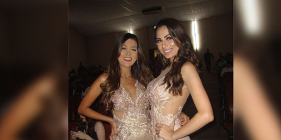 Beldades: Giovana Poppi (Miss Franca/15) e Bruna Gonçalves (Miss Franca/16)