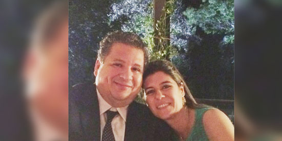 Vereador e jornalista Corrêa Neves Júnior e Milena