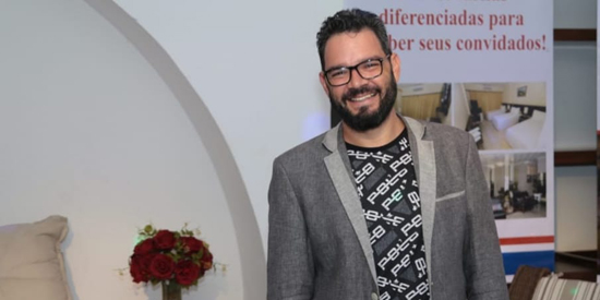 O produtor de eventos Ronaldo Honório arrasou na produção da Noite das Celebridades