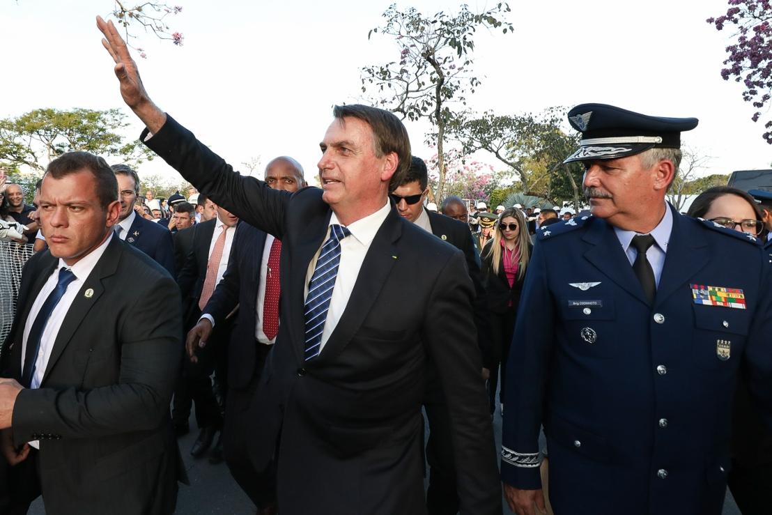 (Guaratinguetá - SP, 19/06/2019) Presidente da República, Jair Bolsonaro confraterniza com formandos e familiares..Foto: Marcos Corrêa/PR