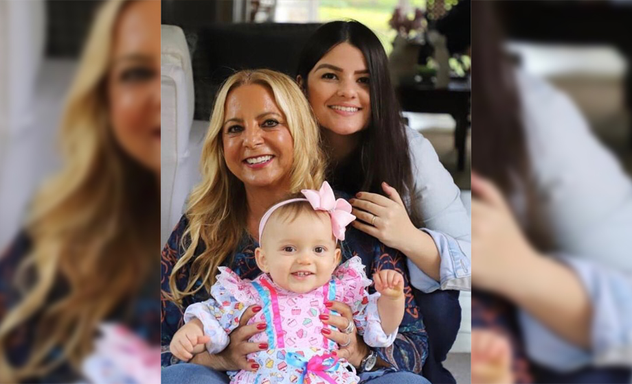 Três gerações: Cida Trajano, a médica Flávia Trajano e a fofinha Júlia Trajano