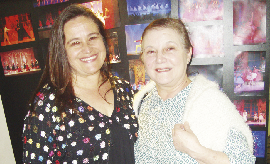 Balé e 2 supernomes:  Carla Pacheco e Nelise de Melo