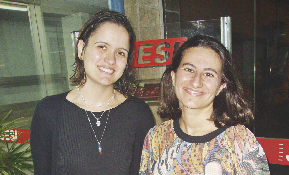 No Teatro do Sesi: Daniela David e Camila Peixoto