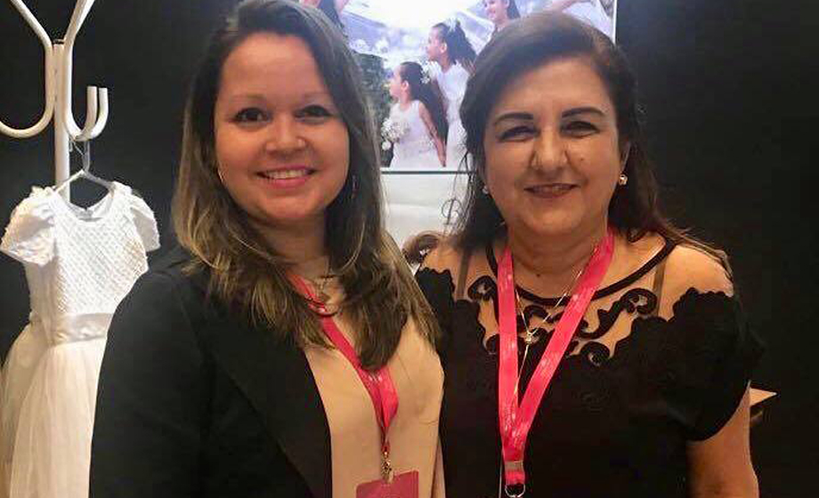 Hilda Castro e Dora Infante Bittar, gerente e diretora da Barra de Saia Moda Infantil, que participa da Fashion Night