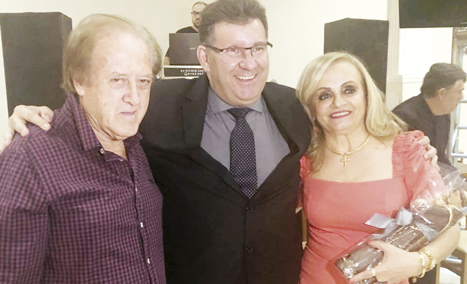 Marcus Buso (Ouro Fino), Waguinho Samello e Gustavo Ribeiro em leilão CAPITAL FEDERAL, Brasília.