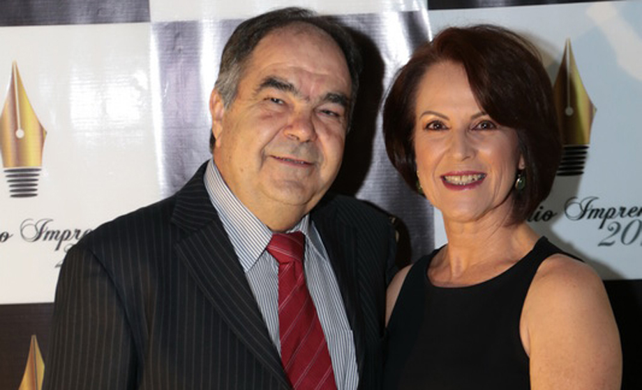 Antônio Henrique Meirelles (Sind. Rural de Pat. Paulista) e Marta Schiratto (Imobiliária Plano) esbanjaram simpatia no PI 2019