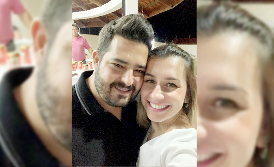 Empresário Sávio Pereira do Couto Rosa (KM Motors) e a dentista Laísa Ferreira Botto do Couto Rosa