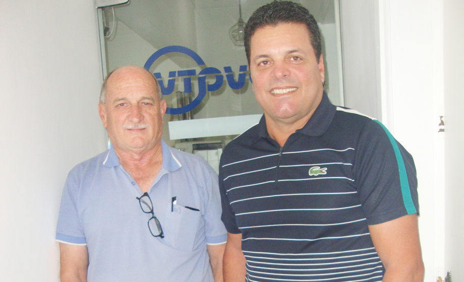 Roberto Comparini e o excelente Paulinho MacLaren (novamente treinador da Francana)