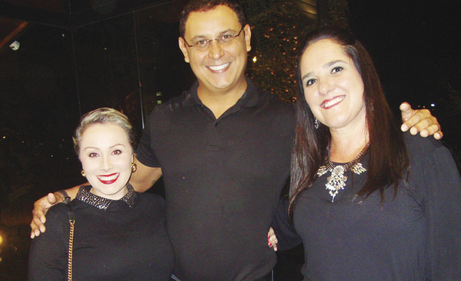 Taís Castanea, Rodrigo Neiva e Ana Rita Poppi (cujo nat é na sexta)