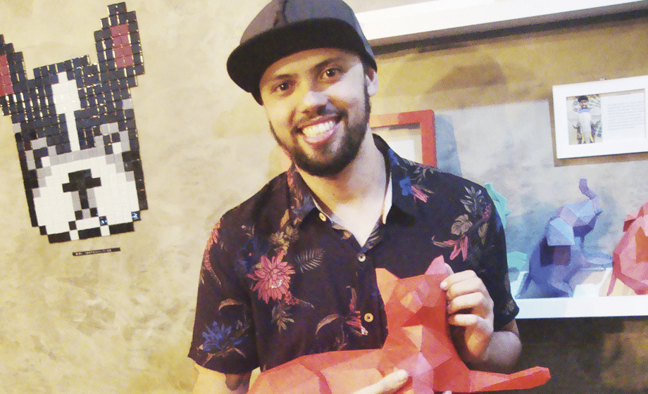 Grandes artistas (1): Tiago dos Santos. Com sua Art Craft (paper craft)