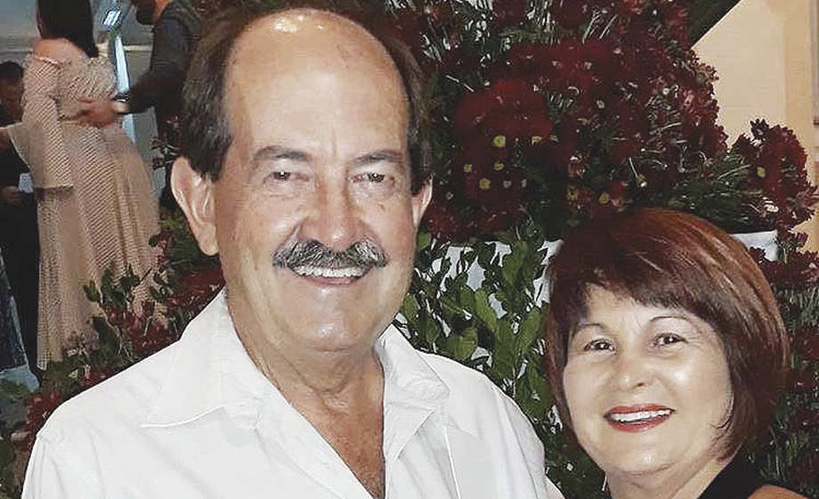 Casal benemérito Rosinha Pádua Aylon e Leonel Aylon, do Berçário Dona Nina