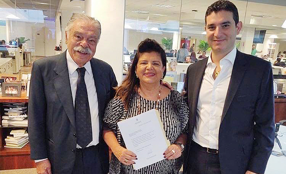 Luiza Helena Trajano, Carlos Alberto Vieira e Alexandre Bettamio