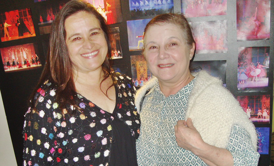 Carla Pacheco (nat é no próximo sábado) e Nelise de Melo