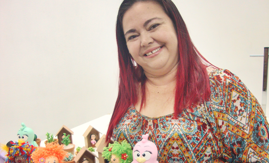 Alini Marx é grande artesã e arrasa com maravilhas em biscuit