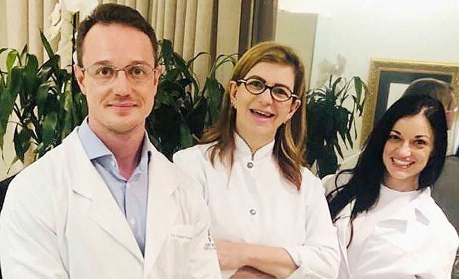 Os médicos Rafael Knack e Rita Moscardini, com a nutricionista Renata Knack