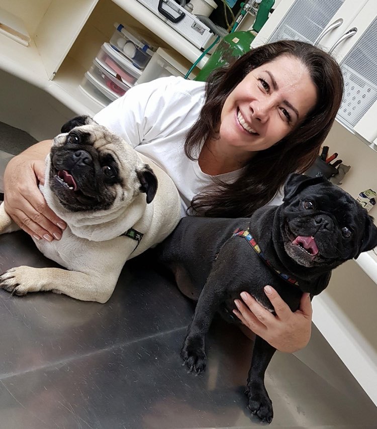 A veterinária Marina Mello se destaca por sua competência e dedicação aos animais que atende no dia a dia