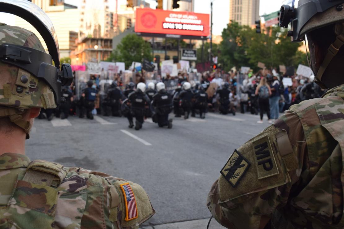 Manifestação em Atlanta