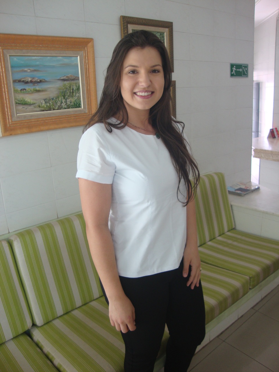 Bonita (e trabalhadeira) Caroline Sousa é representante de lab. farmacêutico.