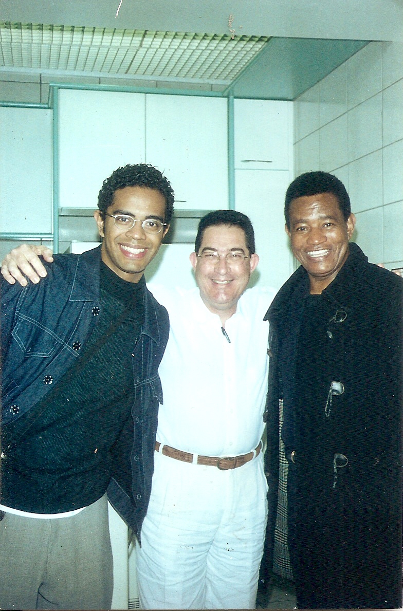 Memória: eu com Jair Rodrigues (já saudoso/muito) e filho Jairzinho (mora nos EUA).