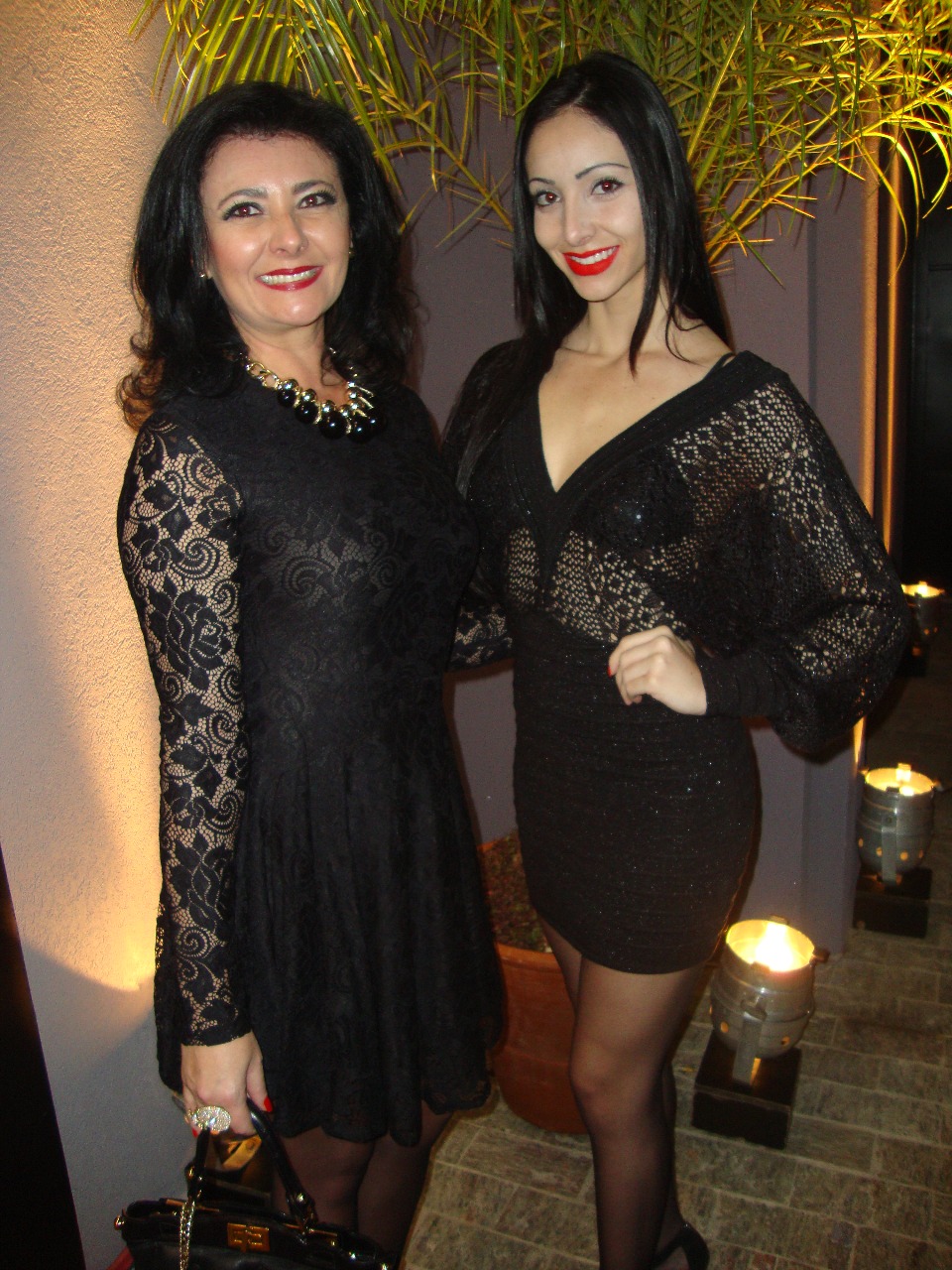 Colunáveis presenças: Sabrina Cornélio Ribeiro e filha Ana Júlia.