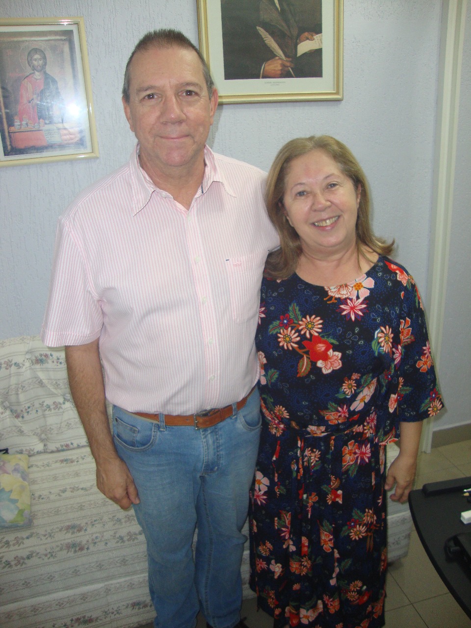 Marcelo Porto Pinheiro-Yone: 36 anos de casados na terça-feira.