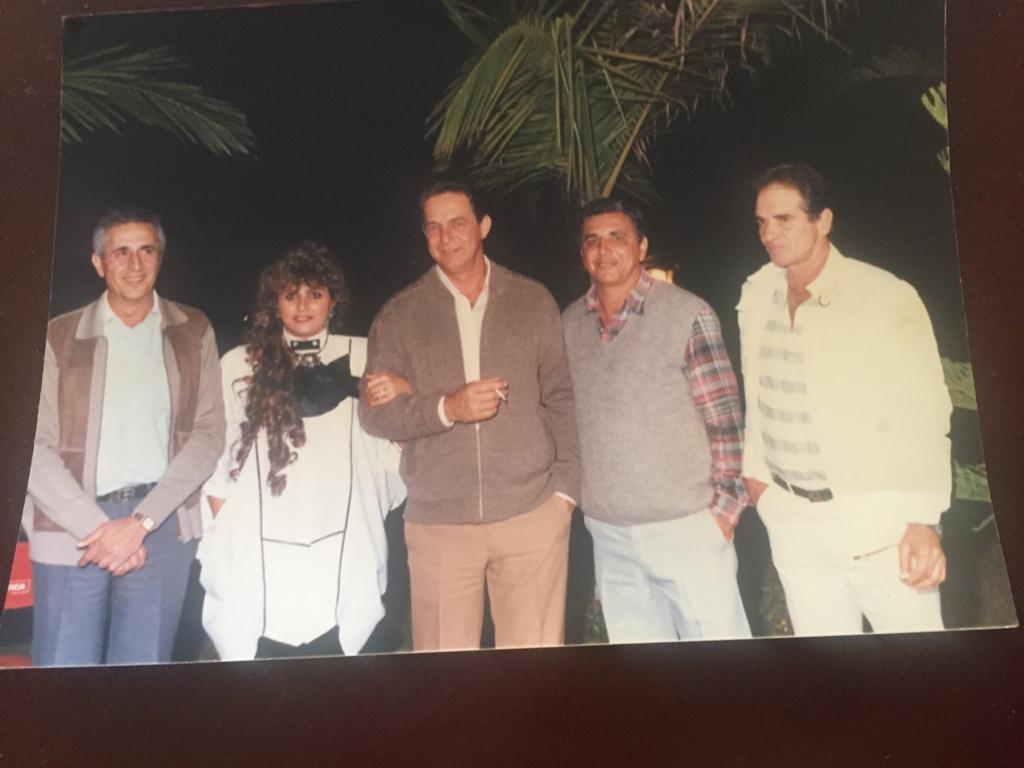 Da esquerda para a direita, o Dagher, Tereza Berteli, Samir (Nenê) Bittar, Romeu Calixto e Wanderley Natal.