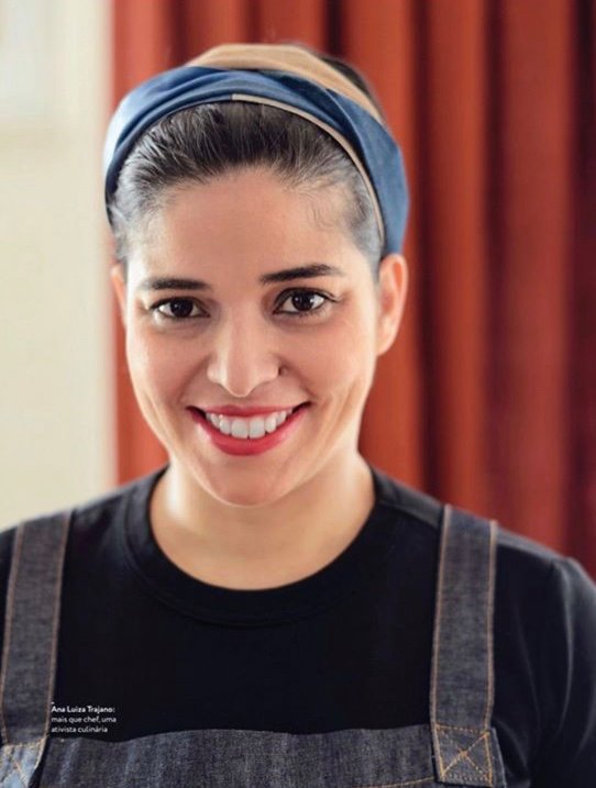 A chef Ana Luiza Trajano foi destaque na revista Forbes Life no início de agosto