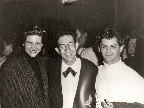 Memória/1988: eu com Cristiana Oliveira e o então maridão André Wanderley.