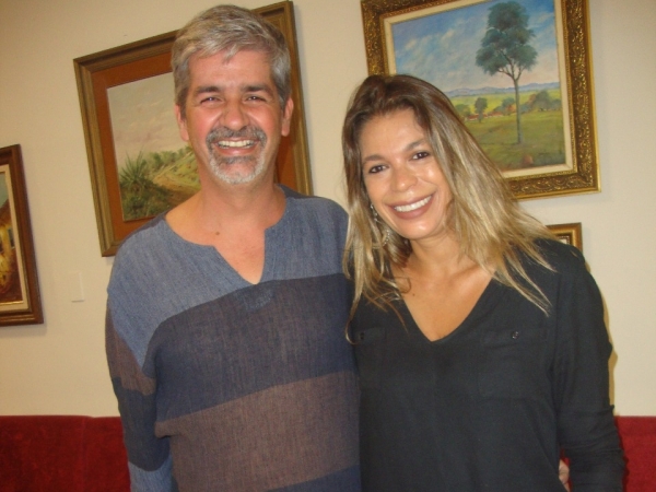  Meus amigos (de há anos), casal André Abrão e Rose Rabotzke, no Municipal.