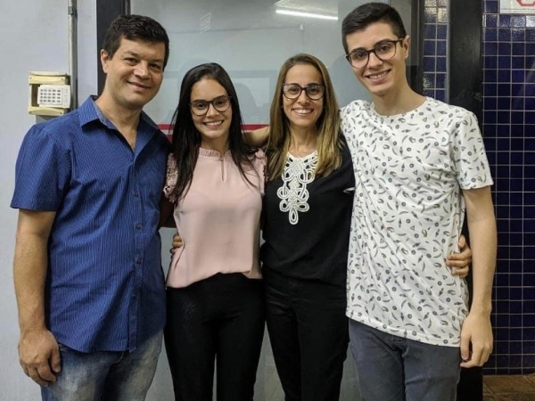 Reinaldinho e família