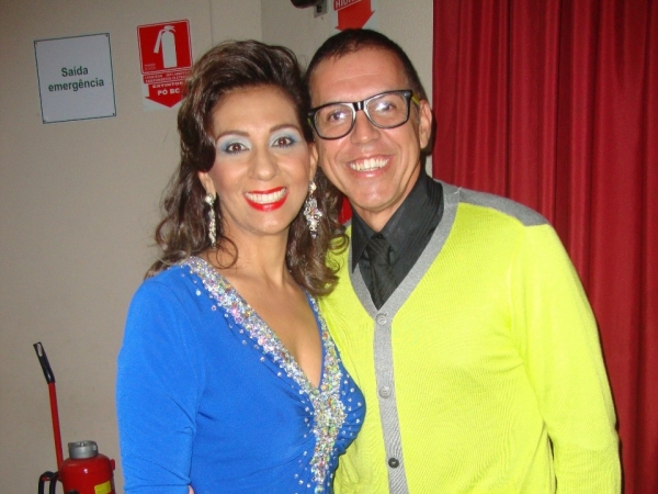 Amigos há anos: Rosana Branquinho e Yves Anderson de Souza (nat é na 4ª).