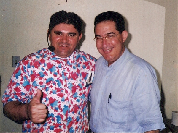 No Municipal/Franca, também Ivan Gomes (Batoré) esteve (levei meu abraço).