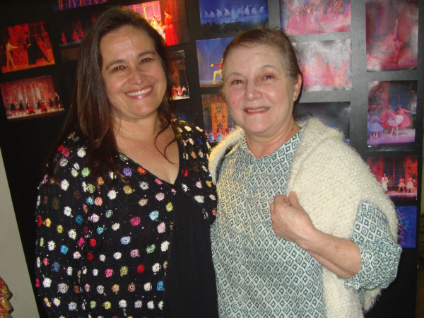 Carla Pacheco (nat é hoje) e Nelise de Melo (que me convidou a ir conhecer a sua Le Bekke Chocolaterie.
