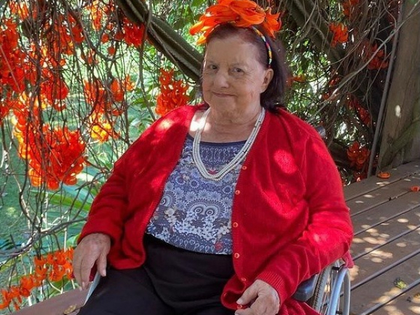 Luiza Trajano Donato foi presença notável no cinematográfico rancho da sobrinha Luiza Helena Trajano, semana passada